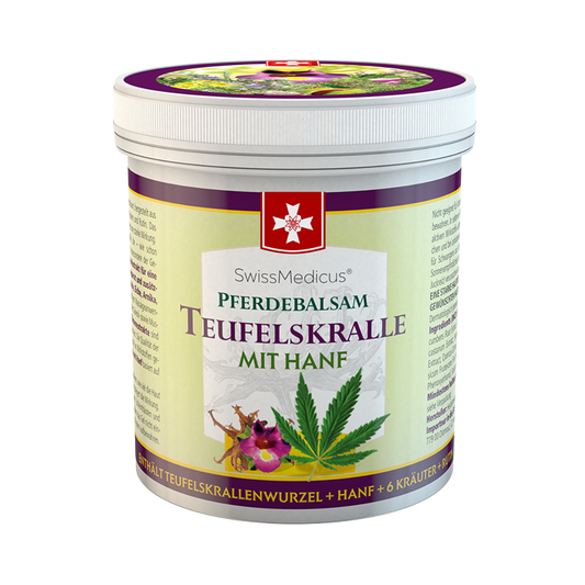 Massagegel med djävulsklo och hampa