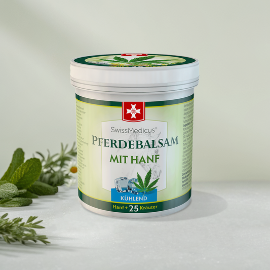 Hästbalsam med hampa Cool