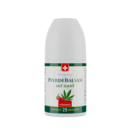 Värmande hästbalsam med hampa ROLL-ON