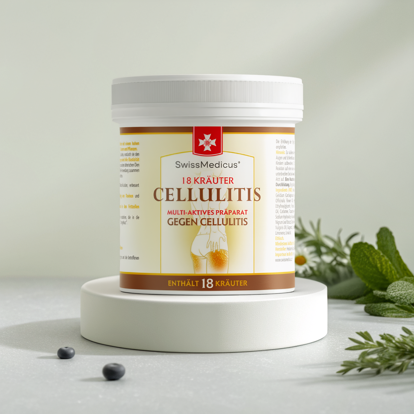 Cellulitis anticellulitgel med örtextrakt