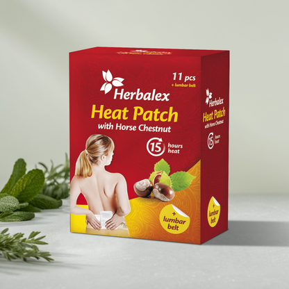 Värmande plåster med hästkastanj