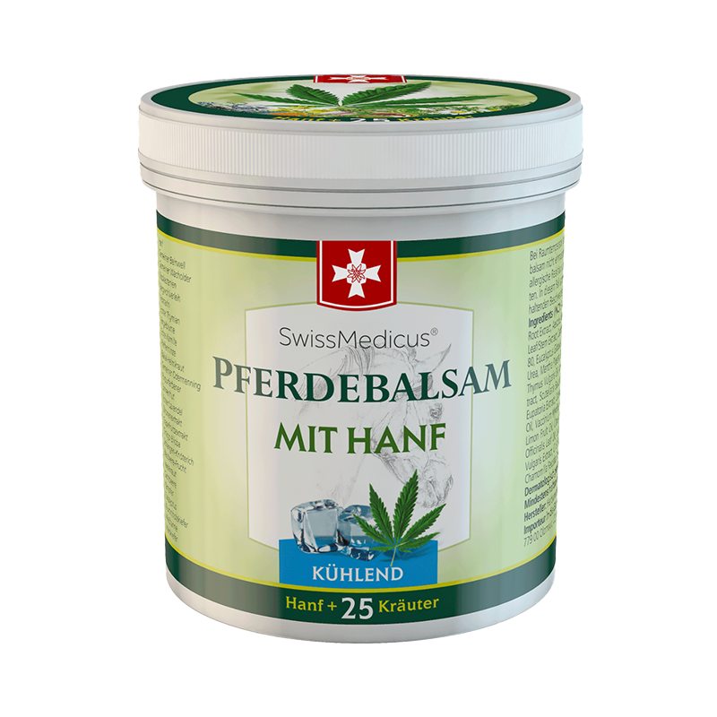 Hästbalsam med hampa Cool