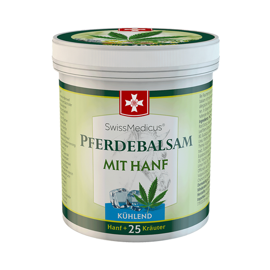 Hästbalsam med hampa Cool