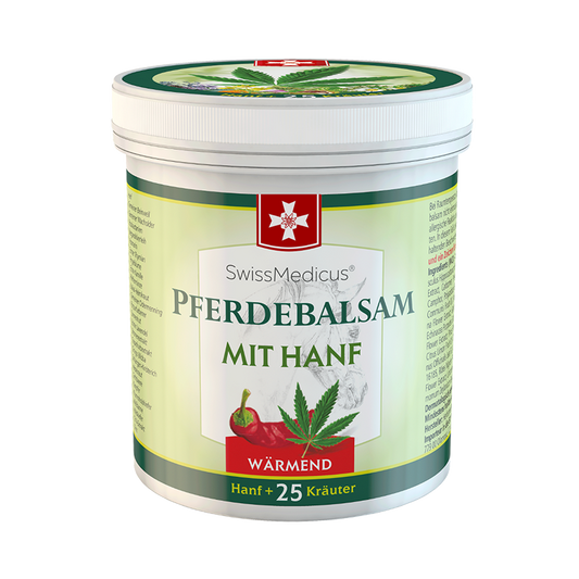 Hästbalsam med hampa varm