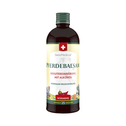 Värmande örtbaserad alkoholisk lotion