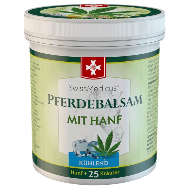 Hästsalva med hampa kylande 500 ml